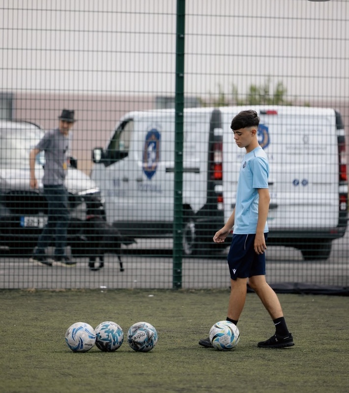 Player working with the ball