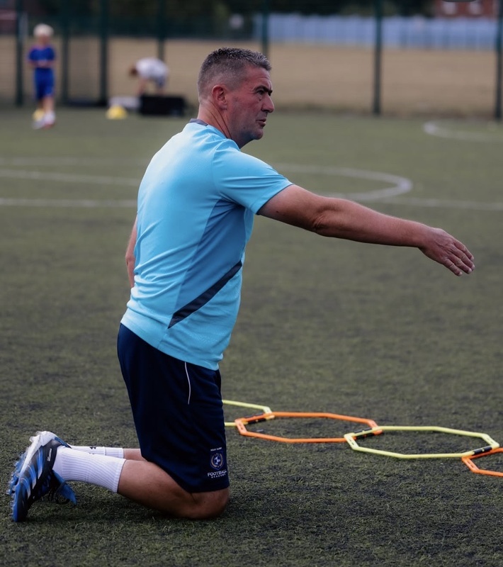 Marc Kenny demonstrating a drill