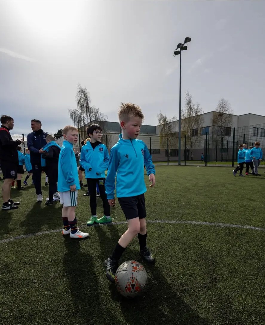 Camp players on the pitch